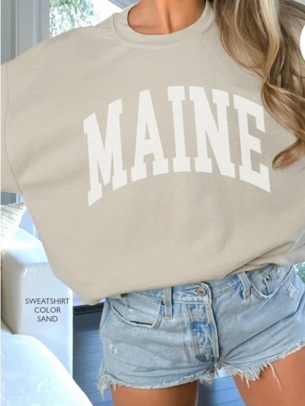 MAINE Crew Neck Sweatshirt